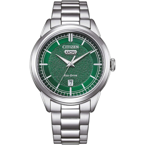 Citizen AW0151 - 85X Day Date Orologio Acciaio Verde | Gioiellitosti.it