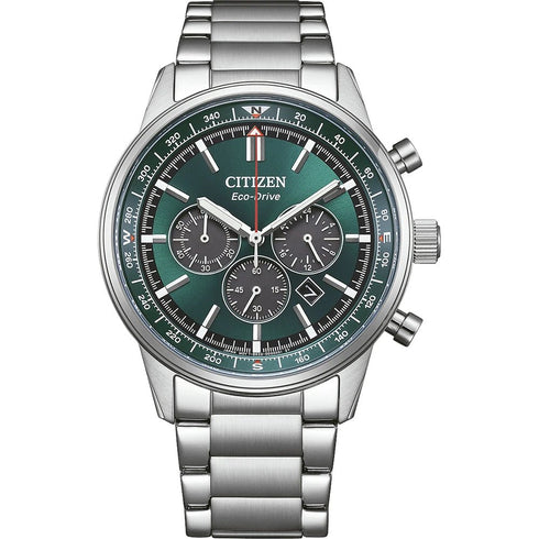 Citizen CA4720-52X Aviator Cronografo acciaio | Gioielli Tosti