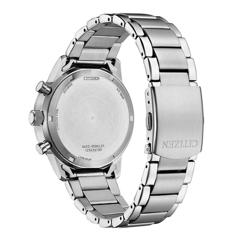 Citizen CA4720-52X Aviator Cronografo acciaio | Gioielli Tosti