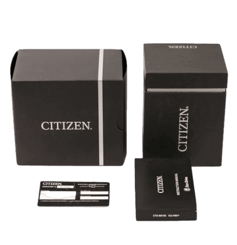 Packaging originale e certificati Citizen NJ0210-56A Automatic Acciaio Bianco