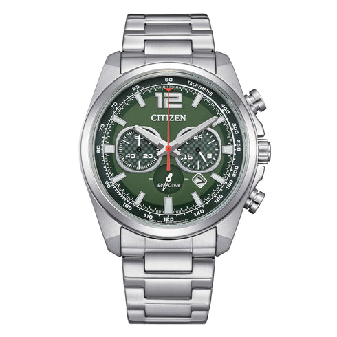 Citizen Racing Crono CA4640 - 50X Eco Drive Verde | Gioiellitosti.it