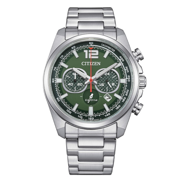 Citizen Racing Crono CA4640 - 50X Eco Drive Verde | Gioiellitosti.it