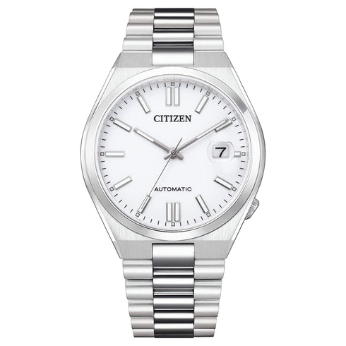 Citizen Tsuyosa NJ0150-81A Automatico Acciaio Bianco | Gioielli Tosti