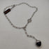 Collana a catena con ciondolo onice e cristalli Boccadamo KGR006N | Gioiellitosti.it