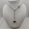 Collana a catena con ciondolo onice e cristalli Boccadamo KGR006N | Gioiellitosti.it