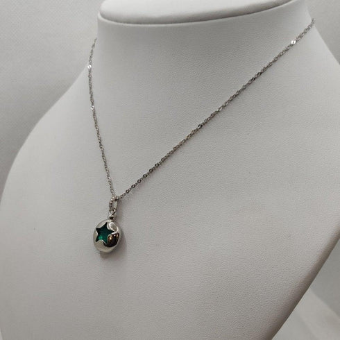 Collana argento con ciondolo stella e pietre colorate Boccadamo GR663 | Gioiellitosti.it