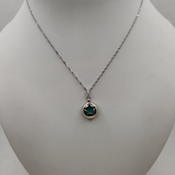 Collana argento con ciondolo stella e pietre colorate Boccadamo GR663 | Gioiellitosti.it