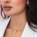 Collana Boccadamo GR920D Placcata oro Pendente Zirconi | Gioiellitosti.it