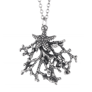 Collana Ciondolo argento Corallo SUALI' 2150/45 collezione mare | Gioiellitosti.it