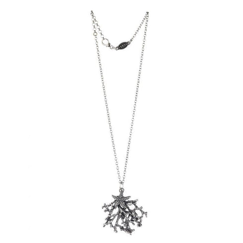Collana Ciondolo argento Corallo SUALI' 2150/45 collezione mare | Gioiellitosti.it