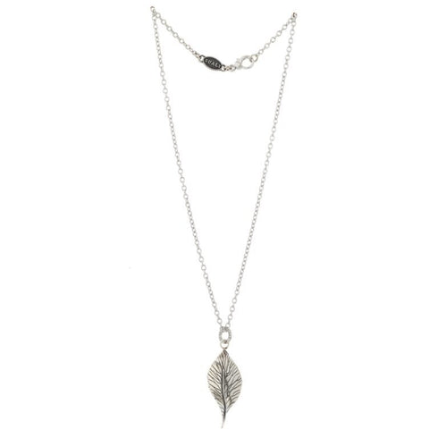 Collana Ciondolo argento Foglia SUALI' BM2389/45 Naturalis | Gioiellitosti.it