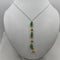 Collana con pendente oro pietre avventurina 45 cm 3.8 gr | Gioiellitosti.it