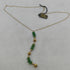 Collana con pendente oro pietre avventurina 45 cm 3.8 gr | Gioiellitosti.it
