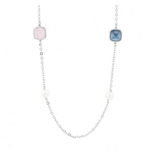 Collana lunga catena acciaio Boccadamo XGR714 | Gioiellitosti.it