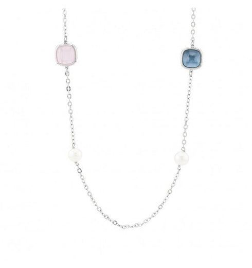 Collana lunga catena acciaio Boccadamo XGR714 | Gioiellitosti.it