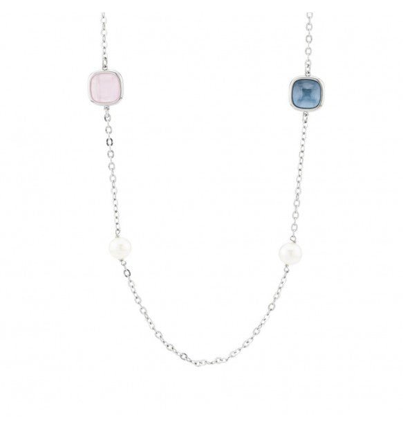 Collana lunga catena acciaio Boccadamo XGR714 | Gioiellitosti.it