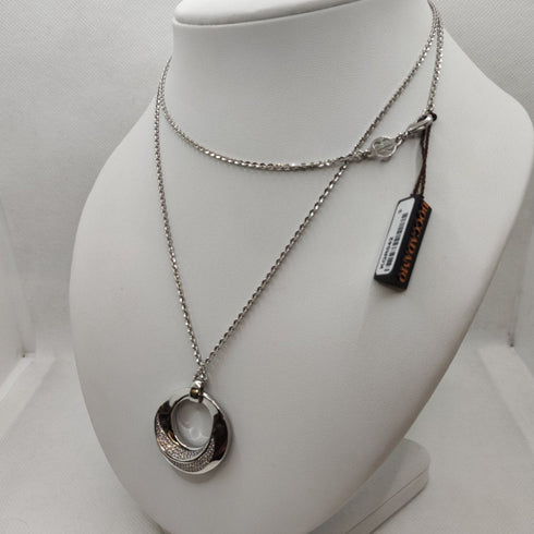 Collana lunga con ciondolo e cristalli Boccadamo KGR042 | Gioiellitosti.it