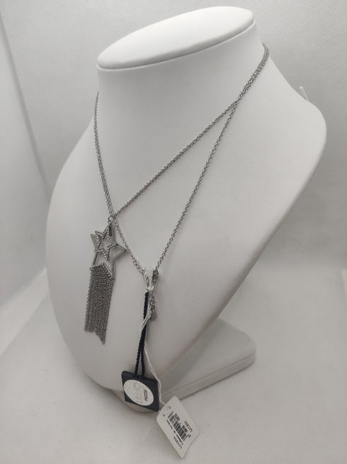 Collana lunga Liu Jo LJ1203 ciondolo stella con cristalli | Gioiellitosti.it