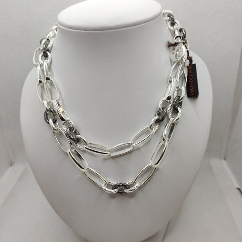 Collana lunga maglia catena acciaio Boccadamo XGR598 | Gioiellitosti.it