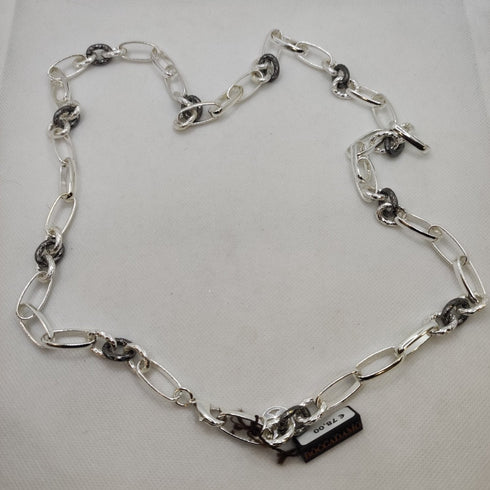 Collana lunga maglia catena acciaio Boccadamo XGR598 | Gioiellitosti.it