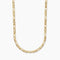Collana Mabina 553876 Argento 925 Placcato Oro Catena Figaro Uomo | Gioielli Tosti