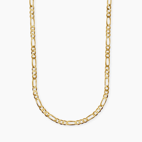 Collana Mabina 553876 Argento 925 Placcato Oro Catena Figaro Uomo | Gioielli Tosti