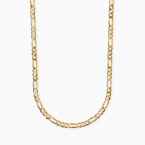 Collana Mabina 553876 Argento 925 Placcato Oro Catena Figaro Uomo | Gioielli Tosti