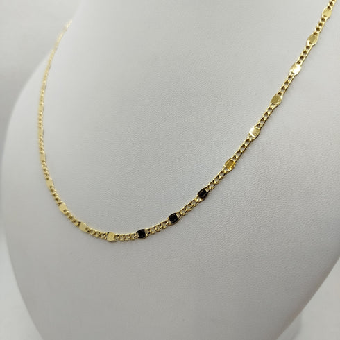 Collana oro 18 kt maglia piatta 50 cm 3.40 gr | Gioiellitosti.it