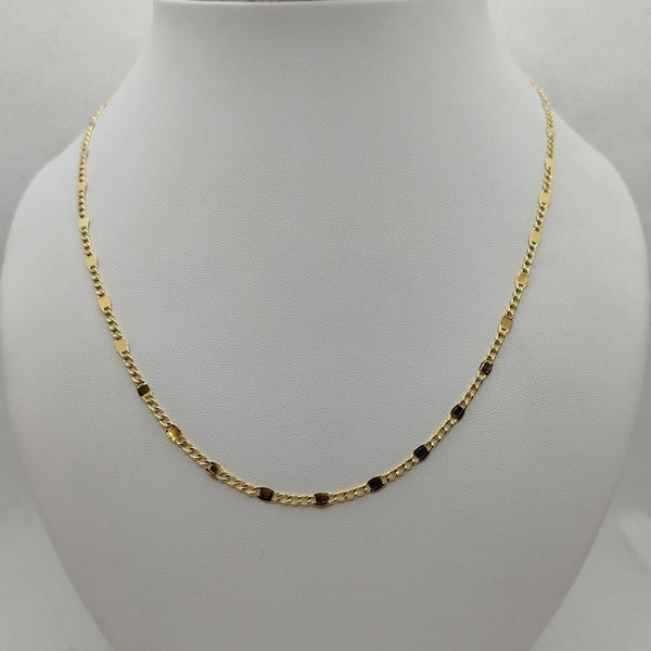 Collana oro 18 kt maglia piatta 50 cm 3.40 gr | Gioiellitosti.it