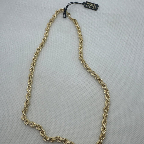 Collana oro 18k 3 colori Torchon 46 cm 8,00 gr | Gioiellitosti.it