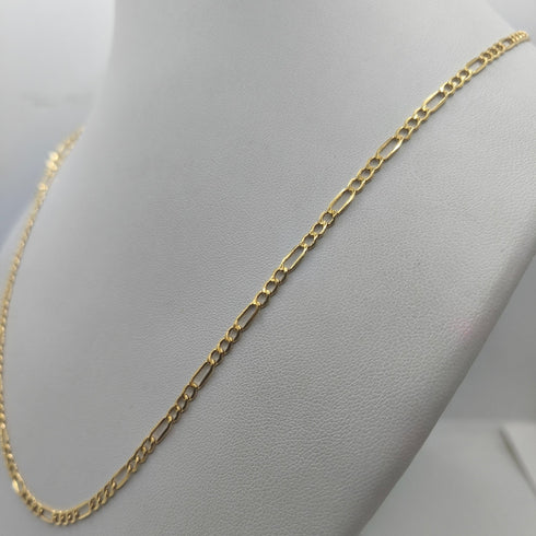 Collana oro 18k catena Figaro 60 cm 4.70 gr | Gioielli Tosti