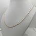 Collana oro 18k catena Groumette alternata unisex 3.70 gr | Gioielli Tosti