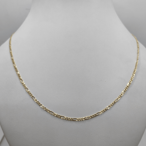 Collana oro 18k catena Groumette alternata unisex 3.70 gr | Gioielli Tosti