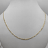 Collana oro 18k catena Groumette alternata unisex 3.70 gr | Gioielli Tosti