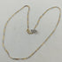 Collana oro 18k Catena intrecciata bicolore 50 cm 3.30 gr | Gioiellitosti.it