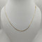 Collana oro 18k Catena maglia intrecciata 50 cm 3.70 gr | Gioiellitosti.it