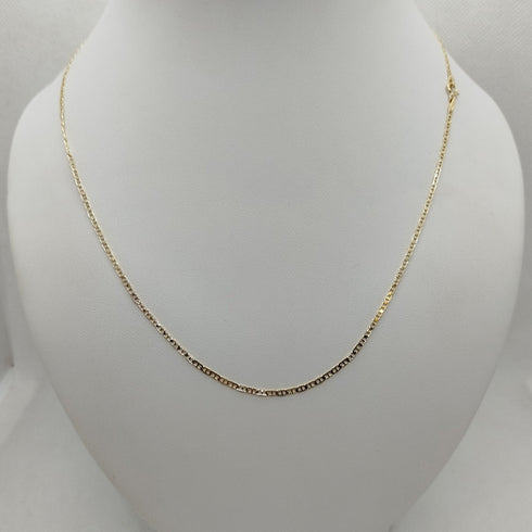 Collana oro 18k Catena maglia intrecciata 50 cm 3.70 gr | Gioiellitosti.it