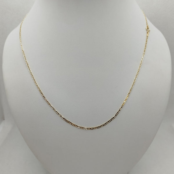 Collana oro 18k Catena maglia intrecciata 50 cm 3.70 gr | Gioiellitosti.it