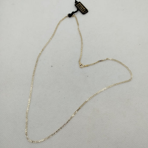 Collana oro 18k Catena maglia intrecciata 50 cm 3.70 gr | Gioiellitosti.it