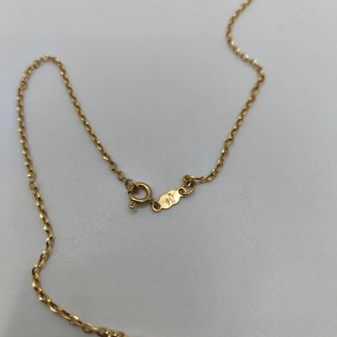 Collana oro 18k catena maglia intrecciata 50 cm 4.10 gr | Gioiellitosti.it