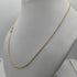 Collana oro 18k catena maglia intrecciata 50 cm 4.10 gr | Gioiellitosti.it