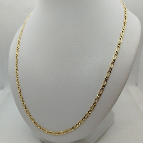 Collana oro 18k catena maglia intrecciata 60 cm 9.60 gr | Gioiellitosti.it