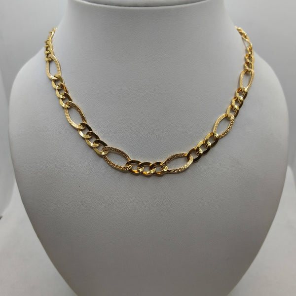 Collana oro 18k Girocollo maglia larga 45 cm 6.90 gr | Gioiellitosti.it