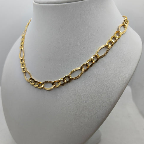 Collana oro 18k Girocollo maglia larga 45 cm 6.90 gr | Gioiellitosti.it