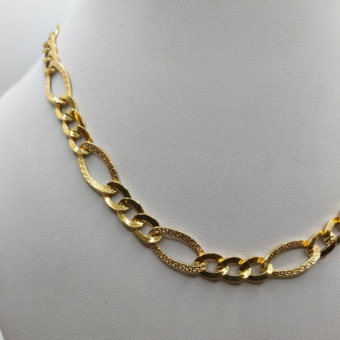 Collana oro 18k Girocollo maglia larga 45 cm 6.90 gr | Gioiellitosti.it