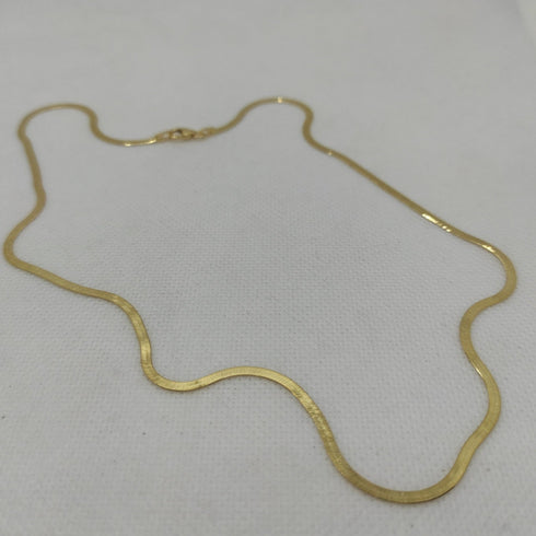 Collana oro 18k Girocollo maglia piatta Snake | Gioiellitosti.it