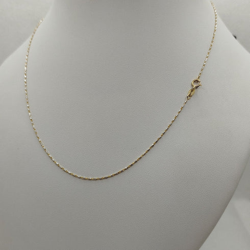 Collana oro 18k Girocollo maglia tubolare 44 cm 2.90 gr | Gioiellitosti.it