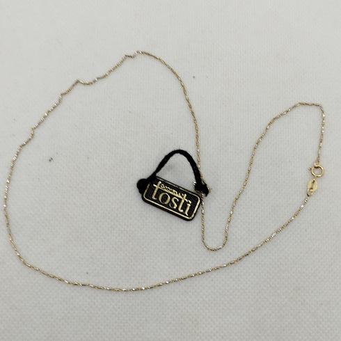 Collana oro 18k Girocollo maglia tubolare 44 cm 2.90 gr | Gioiellitosti.it