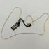Collana Oro 18k Girocollo tubolare diamantata 44 cm 3.10 gr | Gioiellitosti.it
