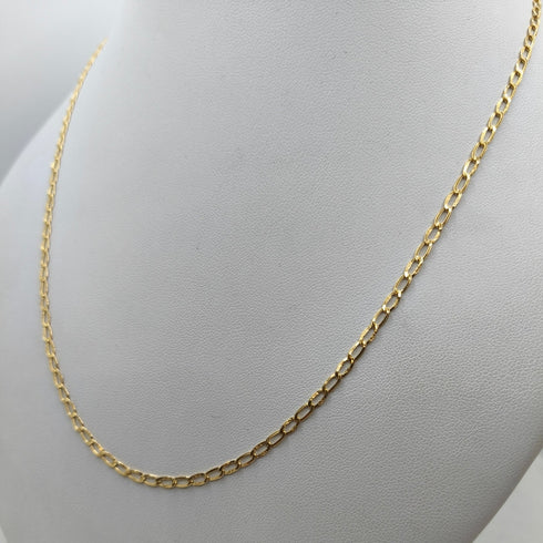 Collana oro 18K maglia piatta 50 cm 2.80 gr | Gioiellitosti.it